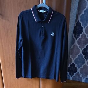 Moncler Men's Black Polo Shirt